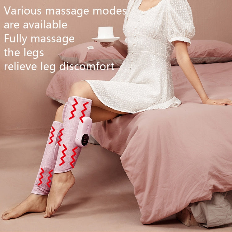 Home Constant Temperature Wireless Leg Massage, Style: Blue Single Hot Compress+Air Pressure