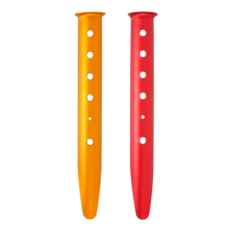 3 PCS Outdoor Camping Tent Aluminum Alloy Tubular Ground Nails