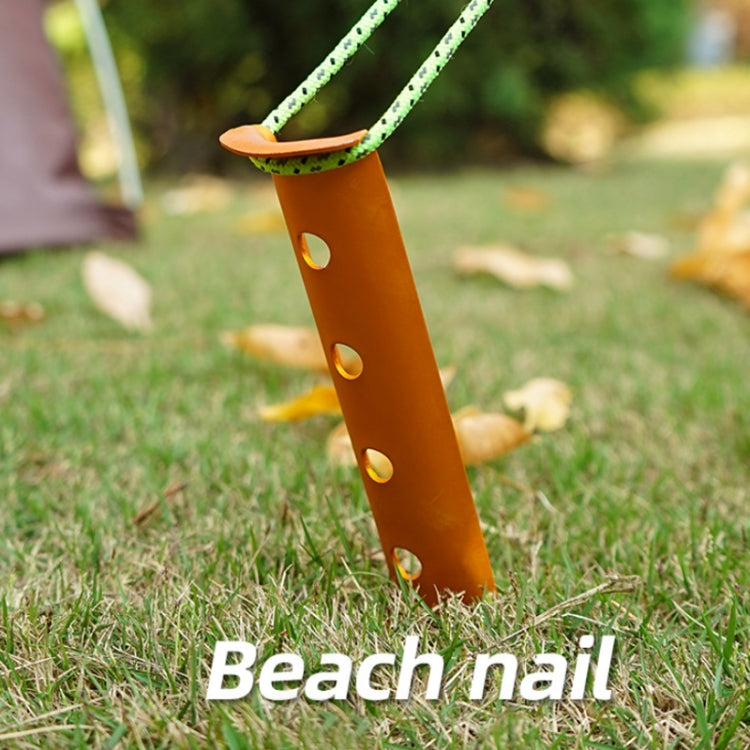 3 PCS Outdoor Camping Tent Aluminum Alloy Tubular Ground Nails