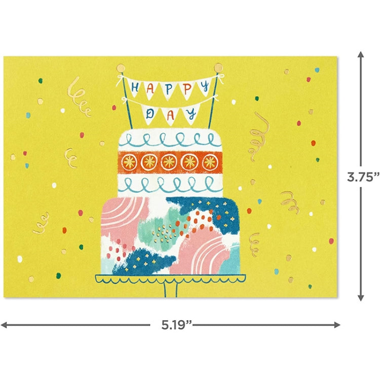 50 PCS Invitation Greeting Card Birthday Card Thank You Card Set With Envelope