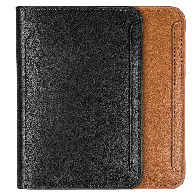 Men Wallet Cowhide Passport Bag Ticket Holder Multifunctional Card Holder