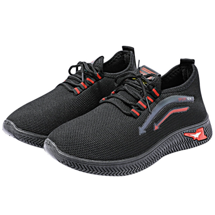 Ladies Spring Casual Sneakers Fly Knit Shoes, Size: 40