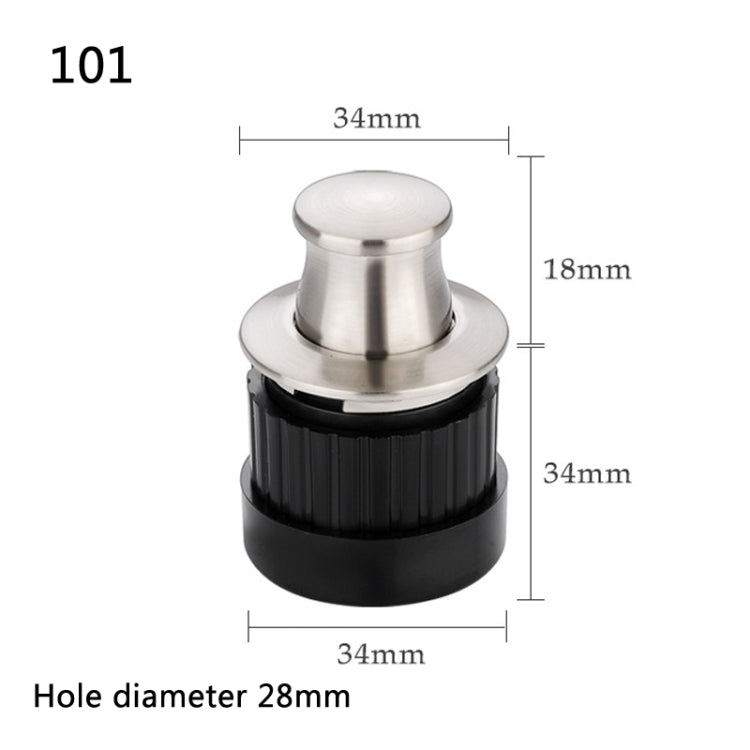 3 PCS Tatami Invisible Built-in Drawer Handle(101 Bouncing Pull Brushed)