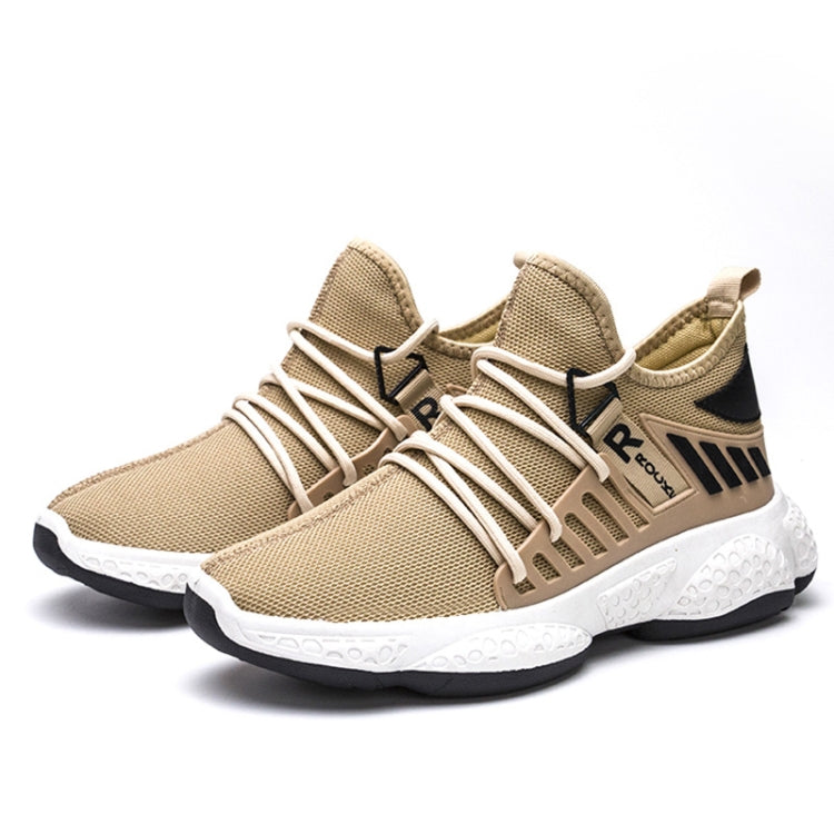 Outdoor Leisure Breathable Comfortable Flying Woven Shoes For Men, Size: 39