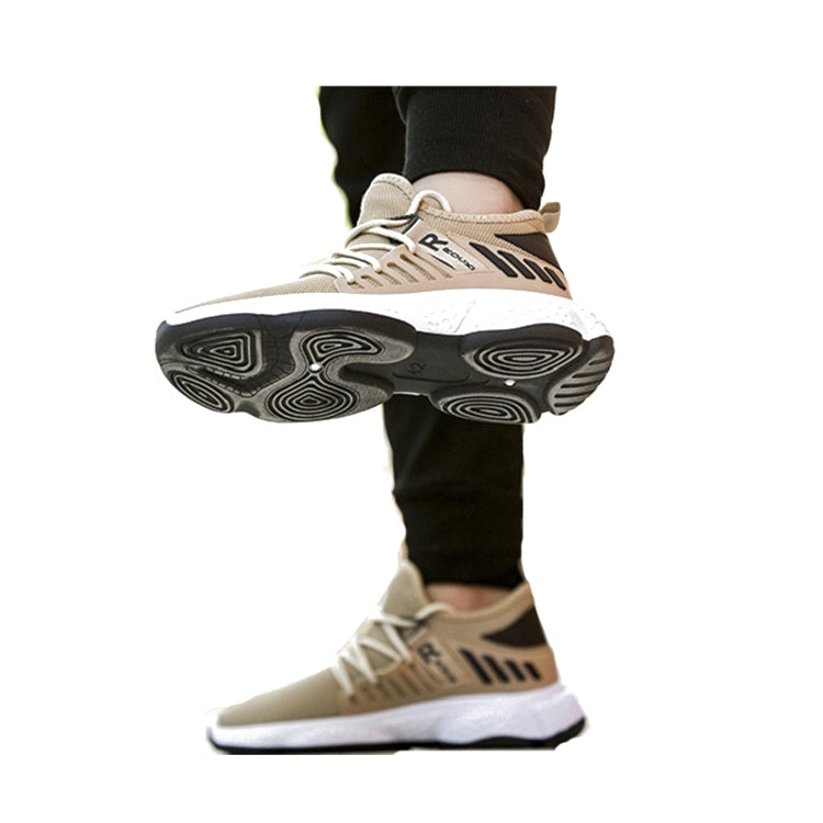 Outdoor Leisure Breathable Comfortable Flying Woven Shoes For Men, Size: 39