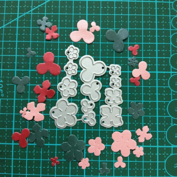 3 In 1 Flower Carbon Steel Knife Mold DIY Cutting Book Album Greeting Card Making Mold