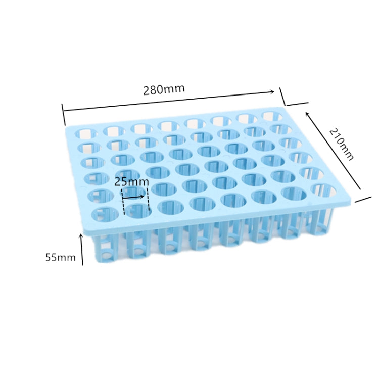 2 PCS Plastic Storage Rack Virus Sampling Tube Rack, Specification: 48-well
