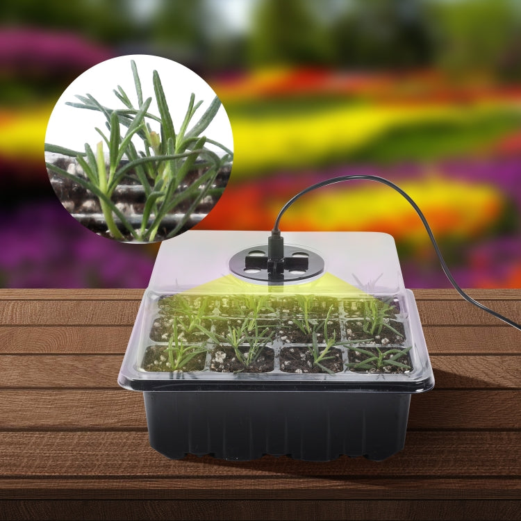 5 Set Plant Seed Starter Trays Kit,Seedling Tray Starter With Grow Light