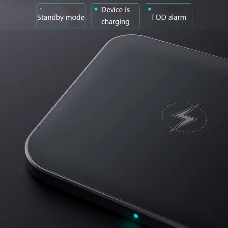 WX03 15W Desktop Mobile Phone Wireless Fast Charger(Tint Color)