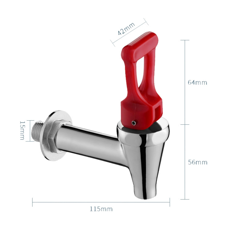 Insulation Bucket Faucet Accessories Milk Tea Water Mouth, Style: Pressing Switch 3 Points