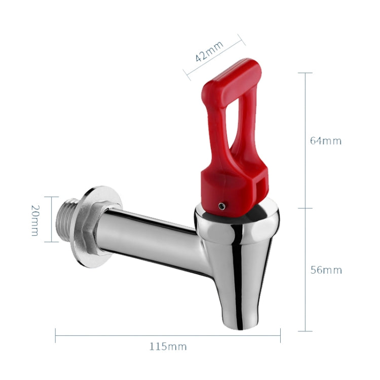 Insulation Bucket Faucet Accessories Milk Tea Water Mouth, Style: Pressing Switch 4 Points