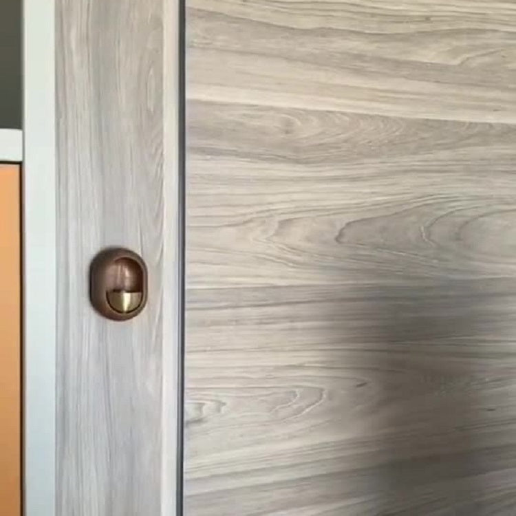 Suction Door Wind Chime Brass Wooden Doorbell Door Opening Reminder Pendant