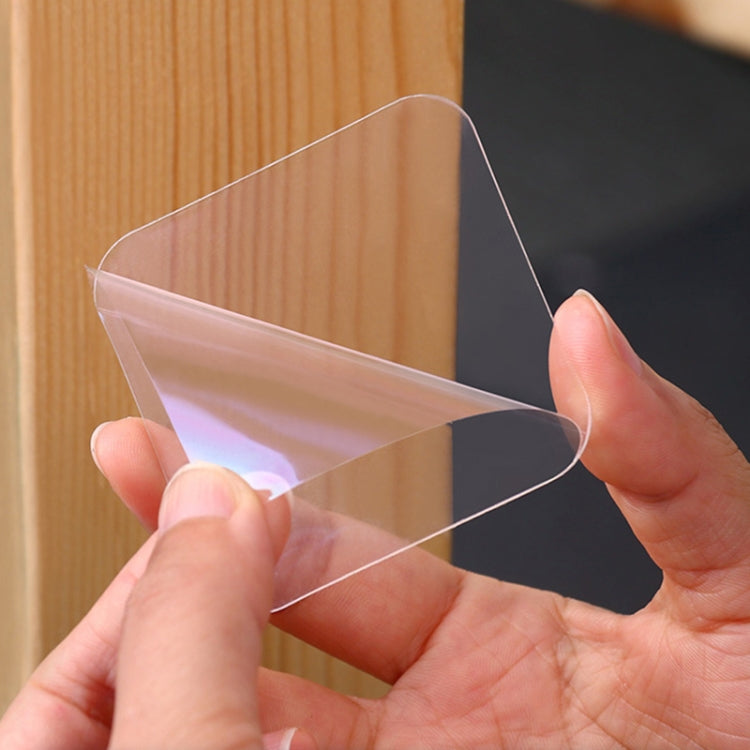 50 PCS Transparent Tape Sticker Strong Nano Tape ,Style: Square 60x60x0.3mm