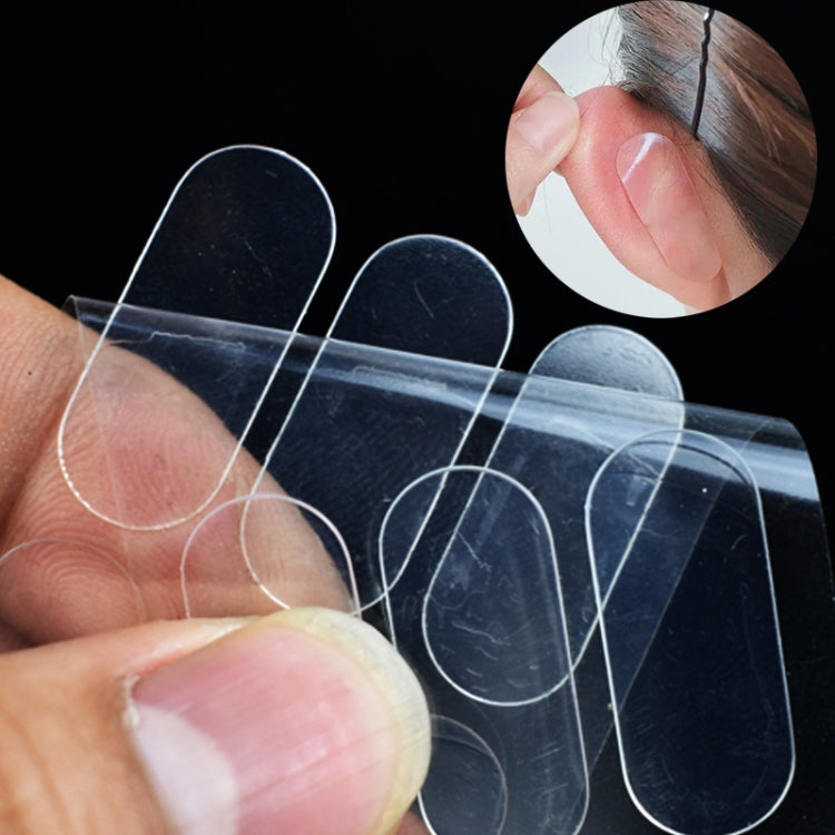 150 PCS Elf Ear Stickers Ear Correction Vertical Ear Stickers(Transparent 40x16mm)