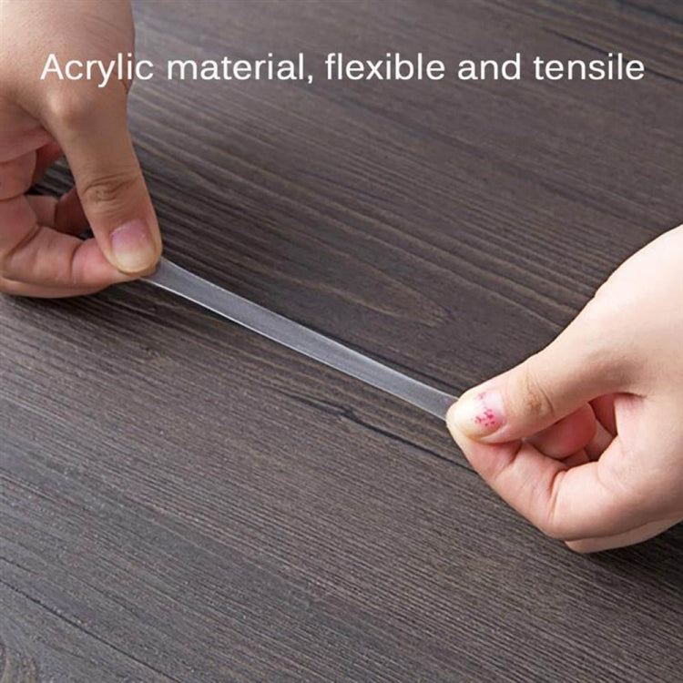 50pcs/sheet 18x0.8mm Round Transparent Double-Sided Adhesive Tape Waterproof Traceless Acrylic Glue