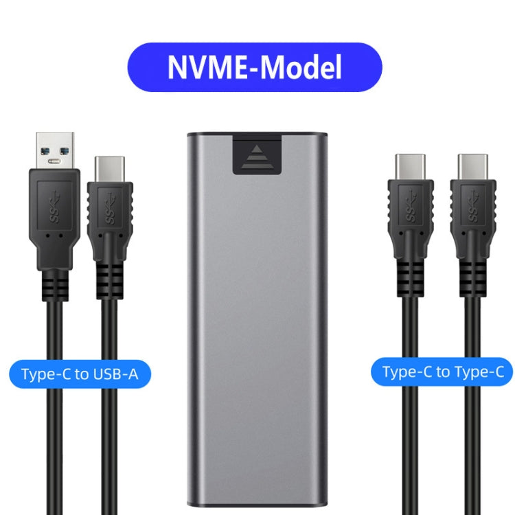 USB to USB-C/Type-C M.2 NVME All-Aluminum Solid State Drive Enclosure