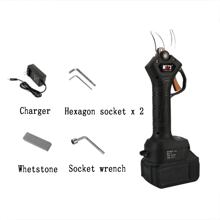 Handheld Electric Pruning Shears Gardening Fruit Tree Pruning Machine, Specification: 21V-25 Only Host
