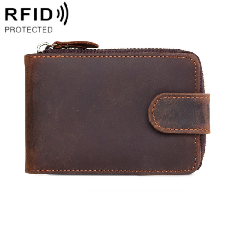 First Layer Cowhide Driver License RFID Card Holder