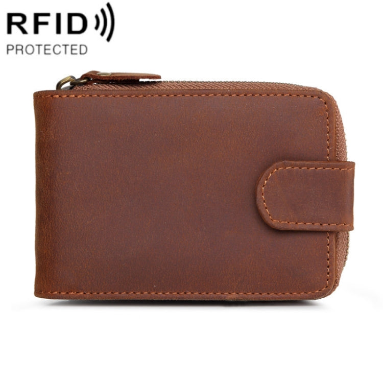 First Layer Cowhide Driver License RFID Card Holder