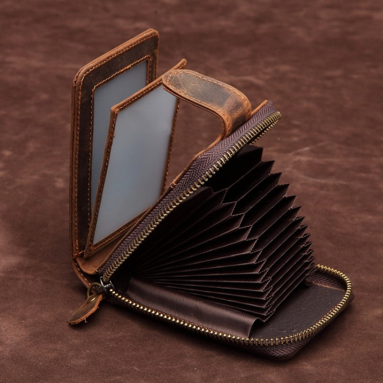 First Layer Cowhide Driver License RFID Card Holder