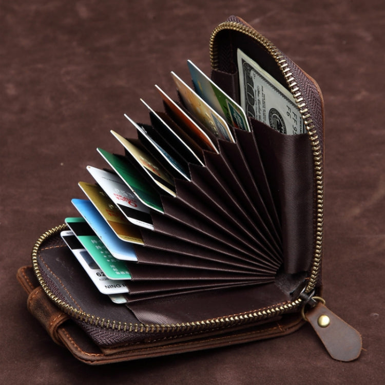 First Layer Cowhide Driver License RFID Card Holder