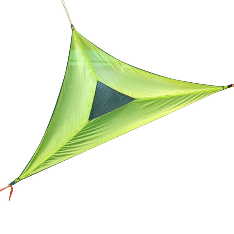 Aerial Multiplayer Triangle Hammock Folding Mesh Hammock Tree Tent,Size:  400x400x400cm Black