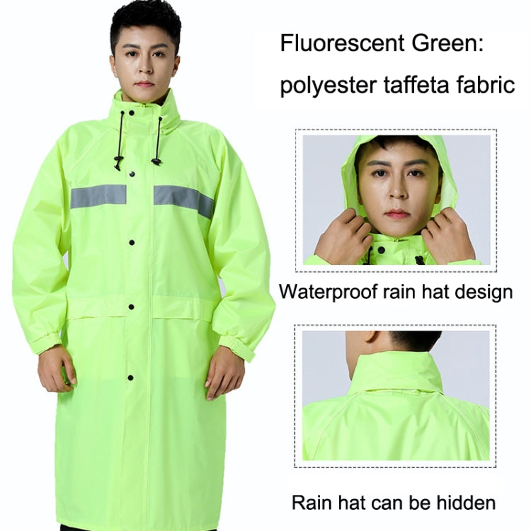 X18 Siamese Raincoat Outdoor Adult Reflective Riding Raincoat, Size: XXXXL
