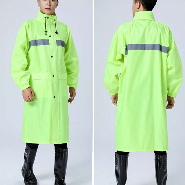 X18 Siamese Raincoat Outdoor Adult Reflective Riding Raincoat, Size: XXXXL