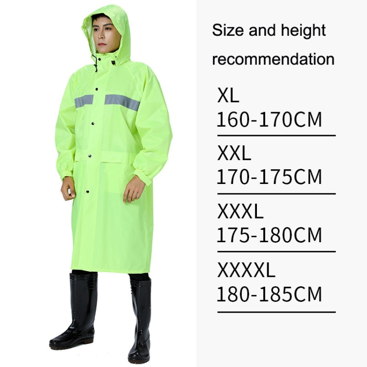 X18 Siamese Raincoat Outdoor Adult Reflective Riding Raincoat, Size: XXXXL