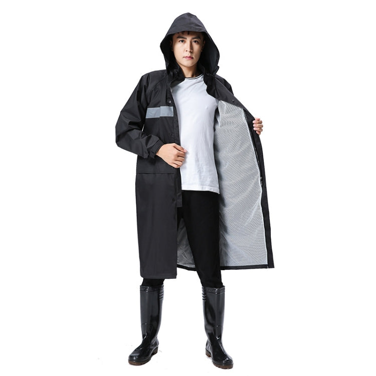 X18 Siamese Raincoat Outdoor Adult Reflective Riding Raincoat, Size: XXXXL