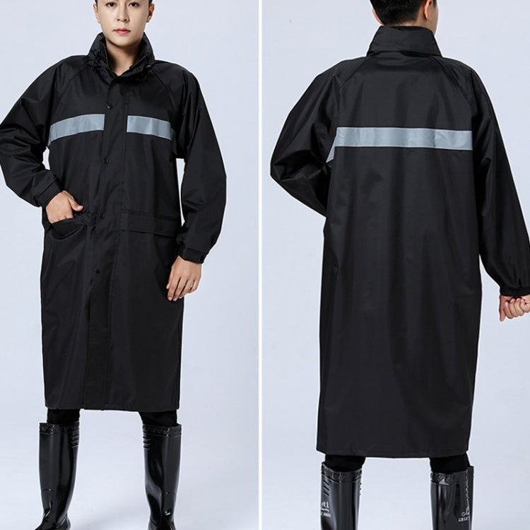 X18 Siamese Raincoat Outdoor Adult Reflective Riding Raincoat, Size: XXXXL