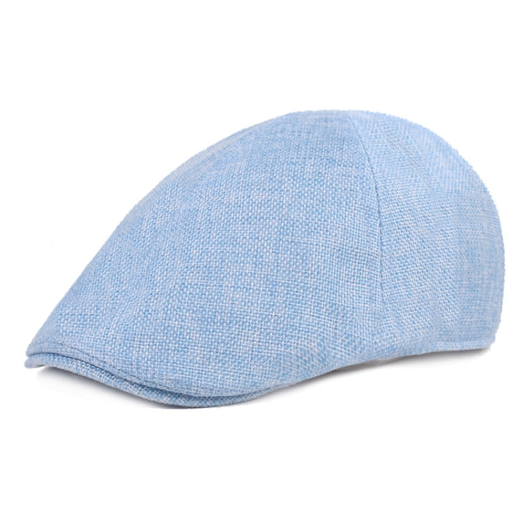 Spring/Summer Burlap Cap Retro Men Forward Beret, Size: M (56-58cm)