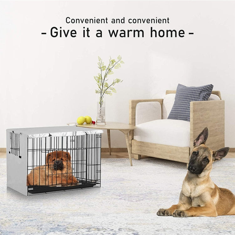 Oxford Cloth Pet Cage Cover Outdoor Furniture Dustproof Rainproof Sunscreen Cover, Size: 63.5x48x50cm