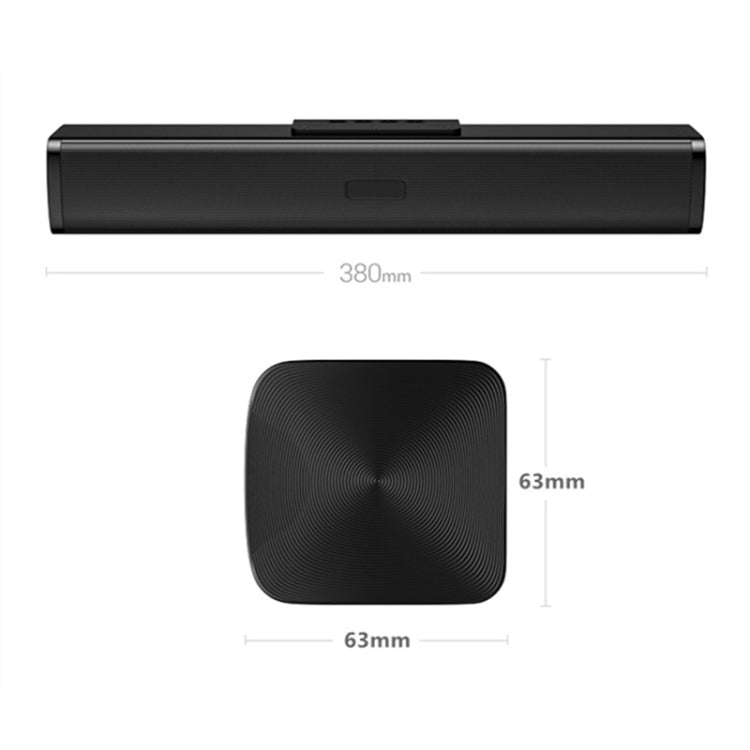 BOSEBT D02 LED Colorful Light Effect Bluetooth Speaker(Colorful Black)