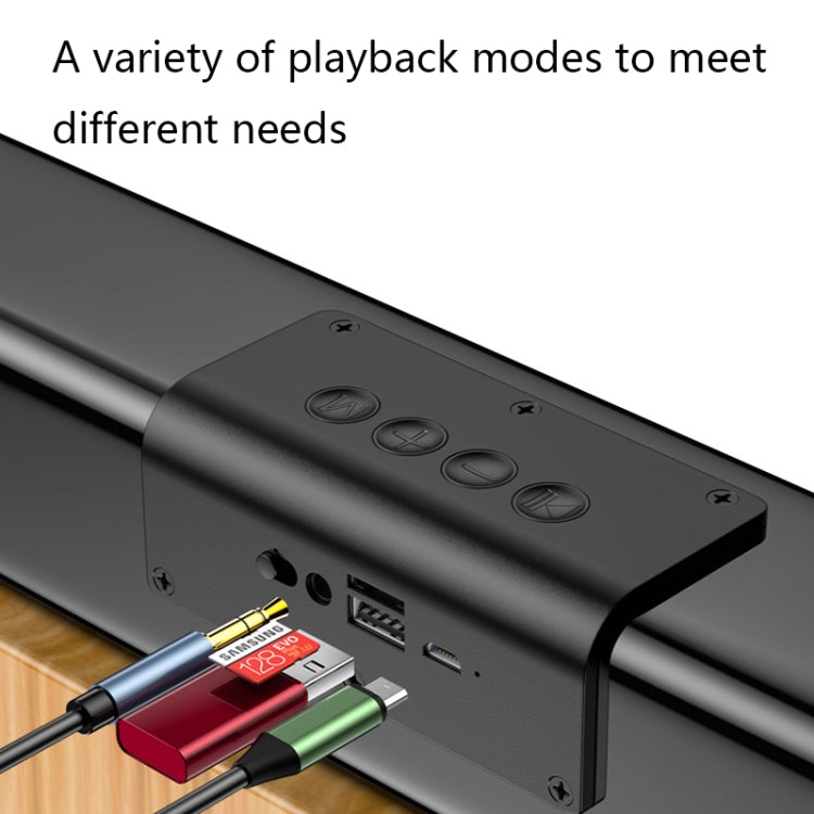 BOSEBT D02 LED Colorful Light Effect Bluetooth Speaker(Colorful Black)