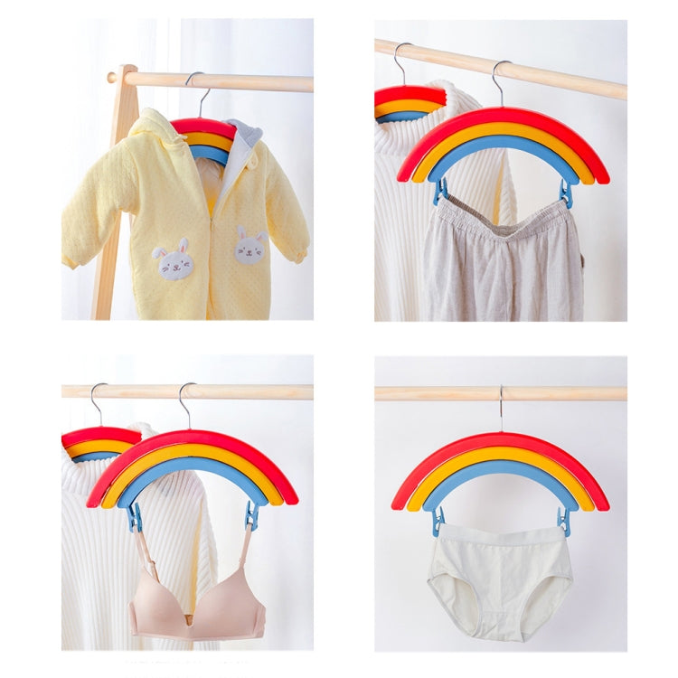2 PCS Rainbow Drying Rack Wide Shoulder Seamless Rotating Drying Rack