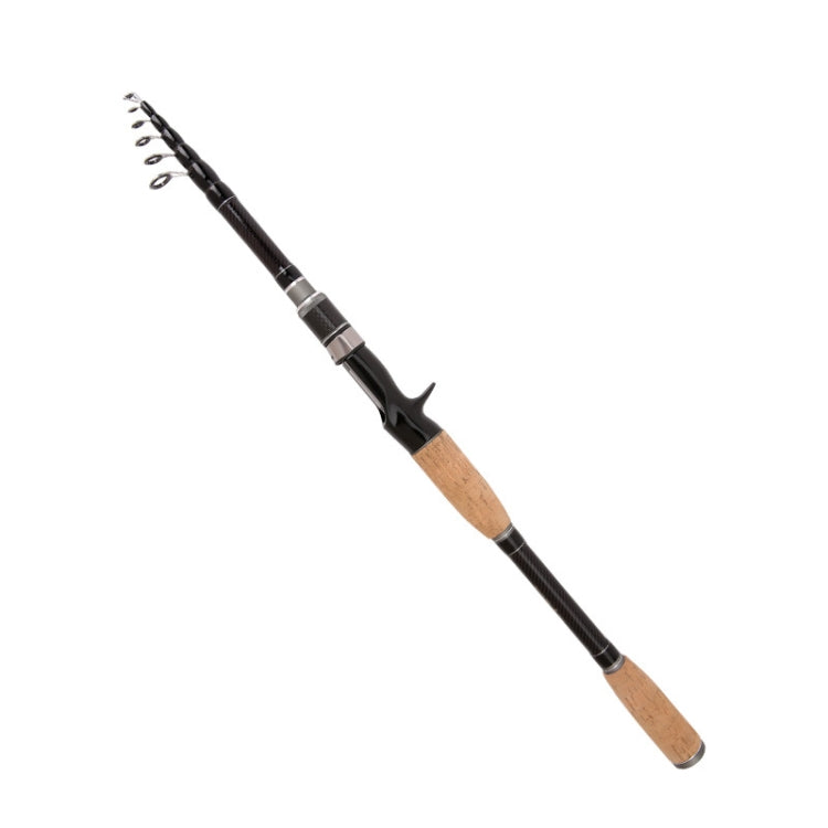 Telescopic Carbon Lure Rod Short Section Fishing Casting Rod, Length: 2.1m