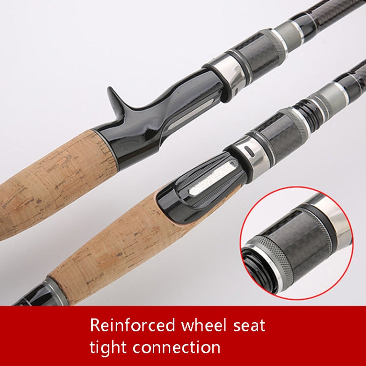 Telescopic Carbon Lure Rod Short Section Fishing Casting Rod, Length: 2.7m