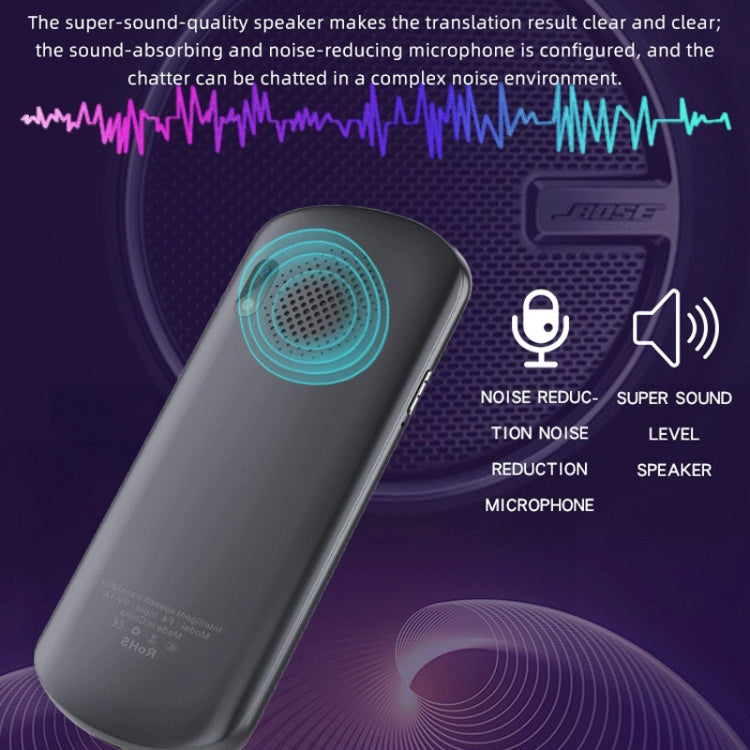 Intelligent Voice Multi-Country Language Recording Real Time Intercom Offline Translator