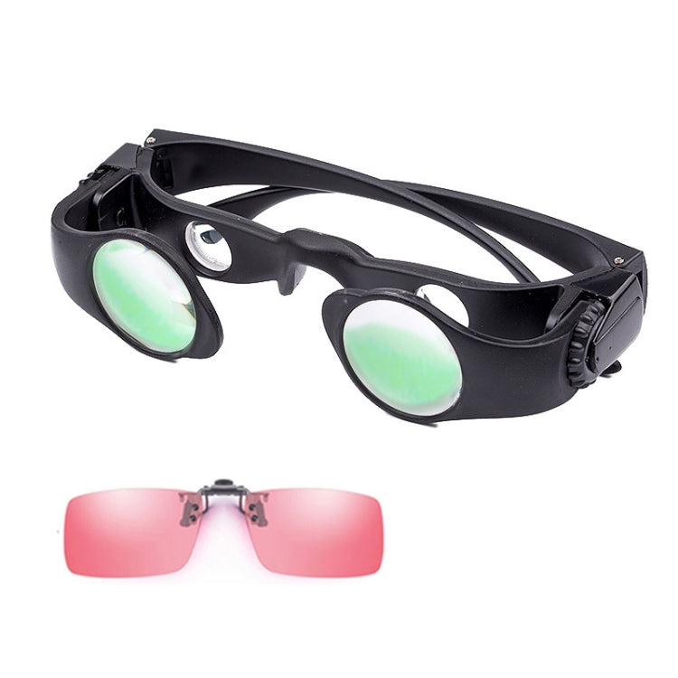 8x Fishing Binoculars Zoomable Telescope Glasses ,Style: Telescope+Red Clip