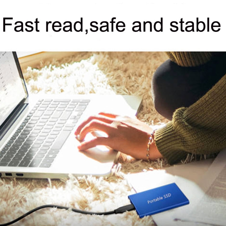 Mini Portable High Speed SSD Solid State Drive, Capacity: 6TB(Red)