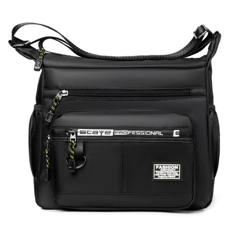 Multi-Pocket Men Oxford Cloth Shoulder Bag Large Capacity Casual Messenger Bag