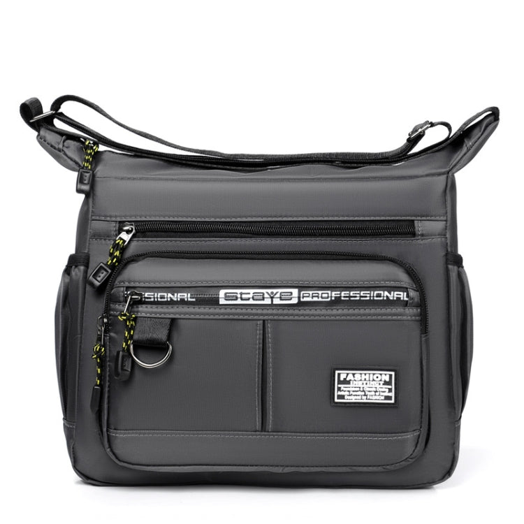 Multi-Pocket Men Oxford Cloth Shoulder Bag Large Capacity Casual Messenger Bag