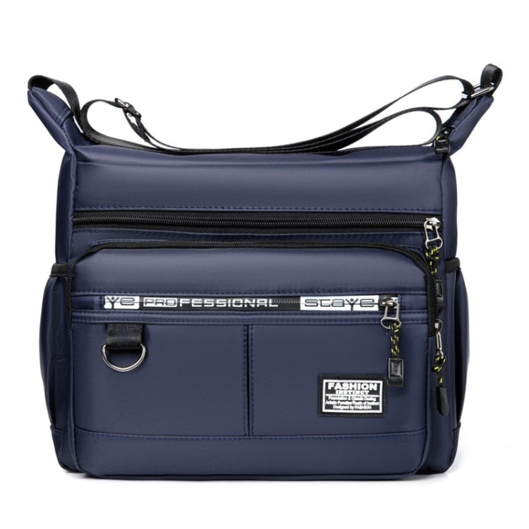 Multi-Pocket Men Oxford Cloth Shoulder Bag Large Capacity Casual Messenger Bag