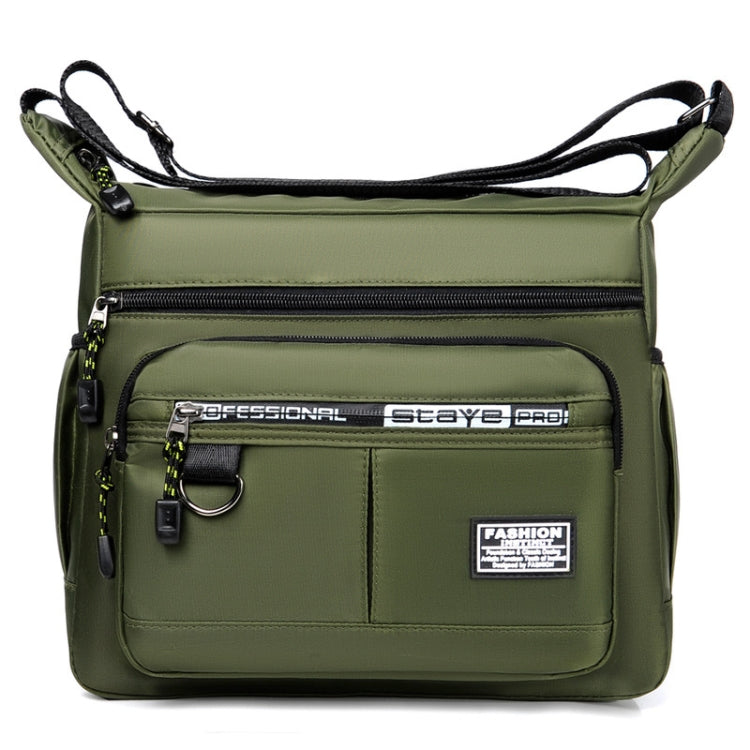 Multi-Pocket Men Oxford Cloth Shoulder Bag Large Capacity Casual Messenger Bag