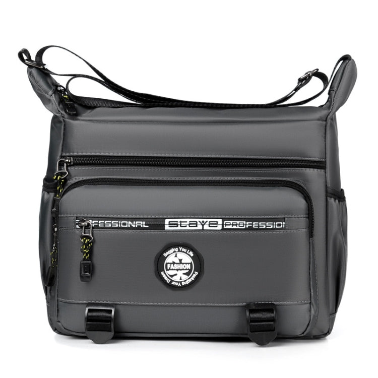 Multi-Pocket Men Oxford Cloth Shoulder Bag Large Capacity Casual Messenger Bag