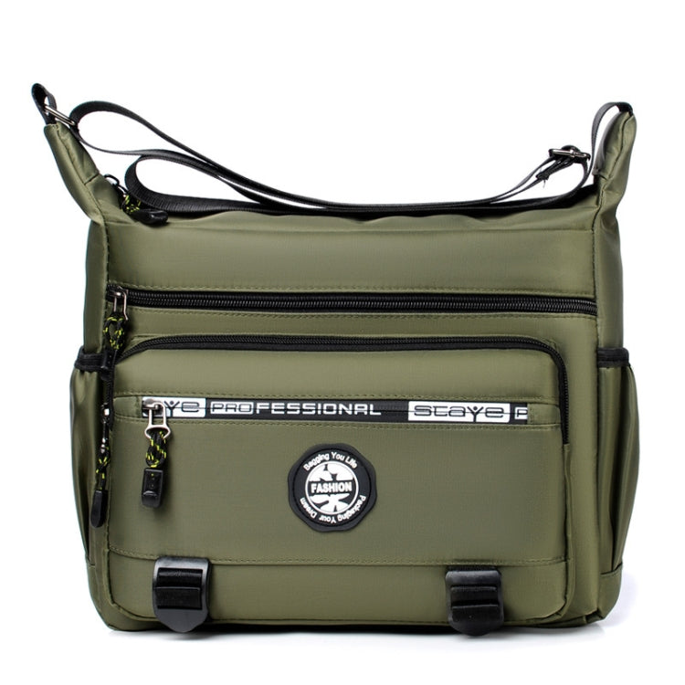 Multi-Pocket Men Oxford Cloth Shoulder Bag Large Capacity Casual Messenger Bag