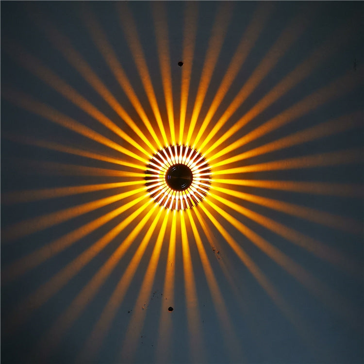 LED Aluminum Aisle Light Sunflower Leisure And Entertainment Place Decorative Light, Power source: Visible Installation 3W