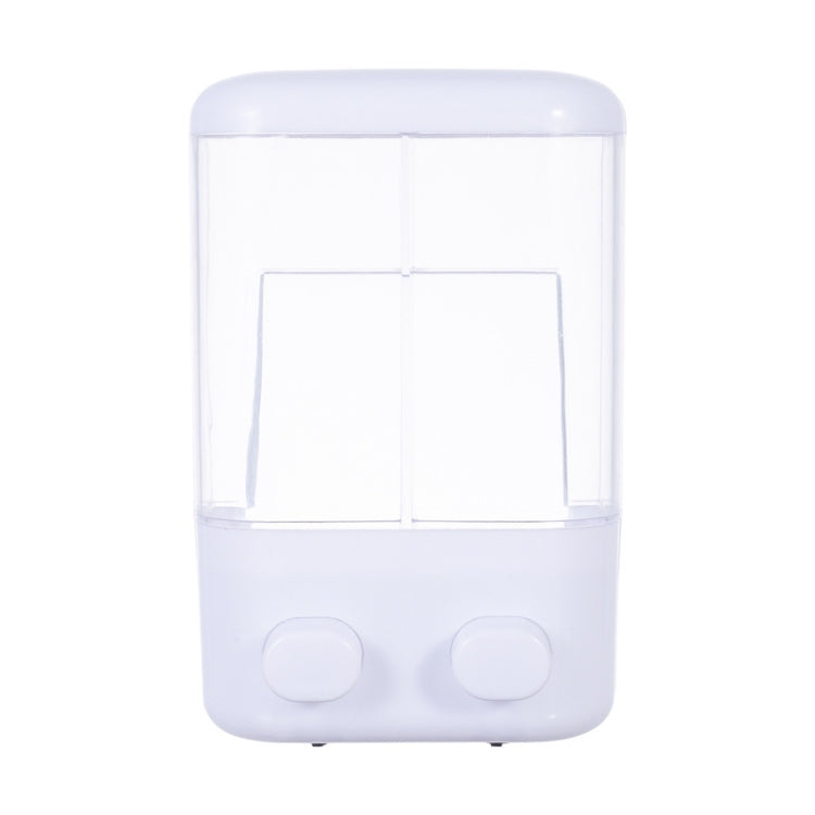 Hotel Bathroom Manual Soap Machine Wall Hanging Paste Transparent Soap, Specification: Double Head