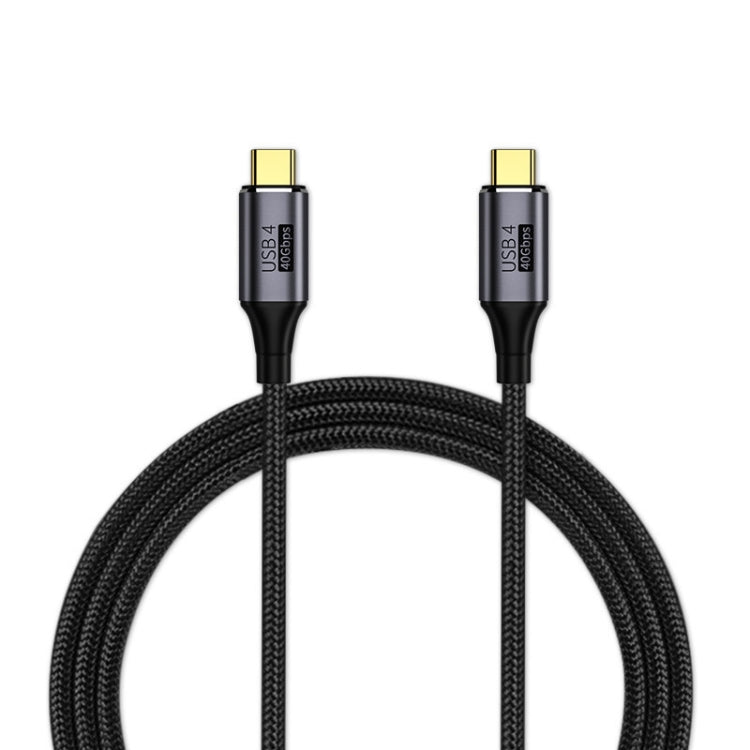 PD 100W Type-C to Type-C Fast Charging Nylon Braided Cable, Model: 0.5 m